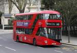 Doppelstockbus von London United auf der Linie 148 am 20.4.2014 in London.