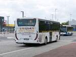 Iveco Crossway von Rux Reisen aus Deutschland in Rostock.