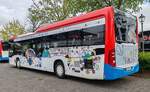 MB Citaro von Wartburgmobil hat Sch�ler zum Schwimmsport noch H�nfeld gebracht