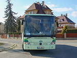 Mercedes-Benz O 560 (Intouro) auf der Fahrt durch Franzensbad (Tschechin) am 24.