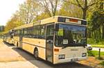 Dieser Mercedes-Benz O 407 von Busverkehr Imfeld aus Landstuhl stand whrend des 2.