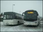 Volvo 8700 aus Mnchen und MAN Lion's Regio der RPNV in Bergen.