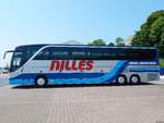 Setra 417 HDH von Jørns Busrejser aus Dänemark im Stadthafen Sassnitz.