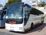 MAN Lion's Coach von Altan AV Reisen aus Deutschland im Stadthafen Sassnitz.