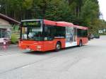 MAN als Linienbus von Regionalverkehr Sdwest Karlsruhe an einer Haltestelle in der Nhe der Schwarzwaldhochstrasse, September 2012