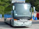 Setra 416 HDH von Heideker aus Deutschland im Stadthafen Sassnitz.