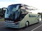 Setra 511 HD von Heideker aus Deutschland in Neubrandenburg.