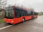 S-RS 2141 (Baujahr 2011) von Regiobus Stuttgart steht am 29.3.2020 auf deren Abstellplatz in Gschwend.