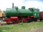 Lok 6 der Mineral�lwerke L�tzkendorf steht auf dem Freigel�nde in Sta�furt.