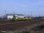 Gleisstopfmaschine in Leipzig Sch�nefeld.