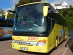 Setra 415 GT-HD von Alge-Reisen aus Deutschland im Stadthafen Sassnitz.