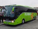 Setra 516 HD von Flixbus/Wricke Touristik aus Deutschland in Neubrandenburg.