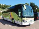 Setra 515 HD von Haida-Reisen aus Deutschland im Stadthafen Sassnitz.