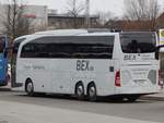 Mercedes Travego von BEX aus Deutschland in Rostock.