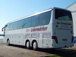 Setra 416 HDH von VTG Vertriebs- und Transportgesellschaft aus Deutschland im Stadthafen Sassnitz.