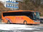 Setra 515 HD von Palm aus Deutschland im Stadthafen Sassnitz.