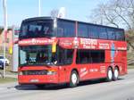 Setra 328 DT der RegioInfra Gesellschaft (ex Müller, Hachenburg) in Malchow.