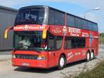 Setra 328 DT der RegioInfra Gesellschaft (ex Müller, Hachenburg) in Malchow.