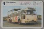 (266'141) - Aus Deutschland: Quartett-Spielkarte mit B�ssing 1 1/2-Decker am 25.