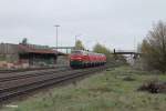 218 433-1 �berf�hrt mit dem  SchadR 74777 MMF-LL die 218 216 + 218 206 + 218 136 in Wiesau7Oberpfalz.
