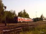 218 341-4 f�hrt am 23.09.07 mit ein RE in Marktredwitz ein.