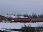 218 202-0 verl�sst Buchloe mit einer RB.