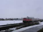 218 464-6 verl�sst Buchloe mit der RE32606 Biessenhofen.
