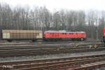 Nochmal 232 280-8 mit gemischten G�terzug in Marktredwitz.
