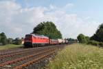 232 252-7 mit dem umgeleiteten 51683 Zwickau - N�rnberg bei Sch�nfeld.