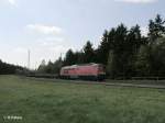 232 589-1 mit gemischten G�terzug bei F�hring.
