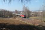 233 233-6 verl�sst mit einem Kesselzug aus N�rnberg nach Cheb den Ort Marktredwitz.