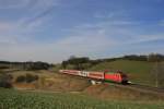 101 062-8 als RE4013 N�rnberg -M�nchen bei Fahlenbach.