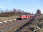111 172-3 mit RB59098 nach N�rnberg bei Fahlenbach.