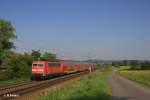 111 184-8 mit RE4260 M�nchen - N�rnberg bei P�lling.