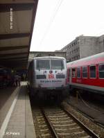 111 027-9 wartet in M�nchen HBF auf neue Aufgaben.