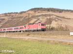 112 172-2 schiebt bei Th�ngersheim ein RE Frankfurt/Main.