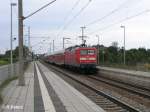112 189-6 verl�sst Jacobsdorf(Mark) mit ein RE1 Brandenburg HBf.