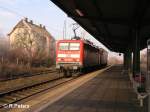 114 039 �berf�hrt 112 109 nach Cottbus, Eisenh�ttenstadt 22.12.07