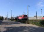 139 554-0 verl�sst Regensburg mit ein Kesselzug.