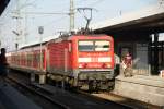 143 629-4 bei der Einfahrt in den  Nrnberger Hauptbahnhof  am 21.