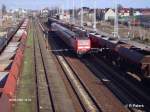 143 812-6 schiebt die RB11 Frankfurt/Oder durch Eisenh�ttenstadt.
