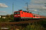 143 119-6 verl�sst Obertraubling mit eine RB Neuenmakrt/Oberpfalz.