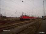 143 175-6 erreicht Eisenh�ttenstadt mit ein RB 11 Frankfurt/Oder.04.01.08
