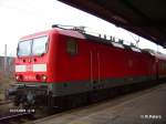 143 952-0 steht mit ein RB11 Cottbus in Eisenh�ttenstadt.