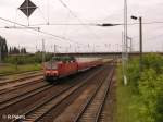 143 300-2 durchf�hrt Eisenh�ttenstadt mit ein RB11 Cottbus.