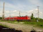 143 812-6 verl�sst Frankfurt/Oder mit RB Cottbus.