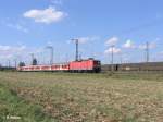 143 265-7 verl�sst Regensburg mit der RB 32175 Plattling.