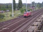 145 065-9 rollt solo durch Eisenh�ttenstadt.