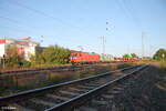 145 036-0 und 185 389 mit einem gemischten Güterzug in Nürnberg Hohe Marter. 21.09.24