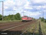 155 142-3 �berf�hrt in Saarmund die 140 774 + 155 014.